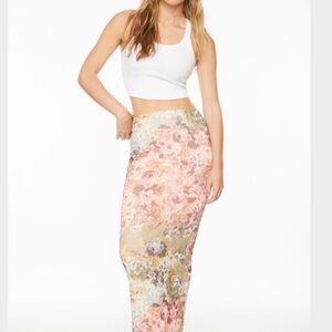 Dynamite Arya Mesh Maxi Skirt